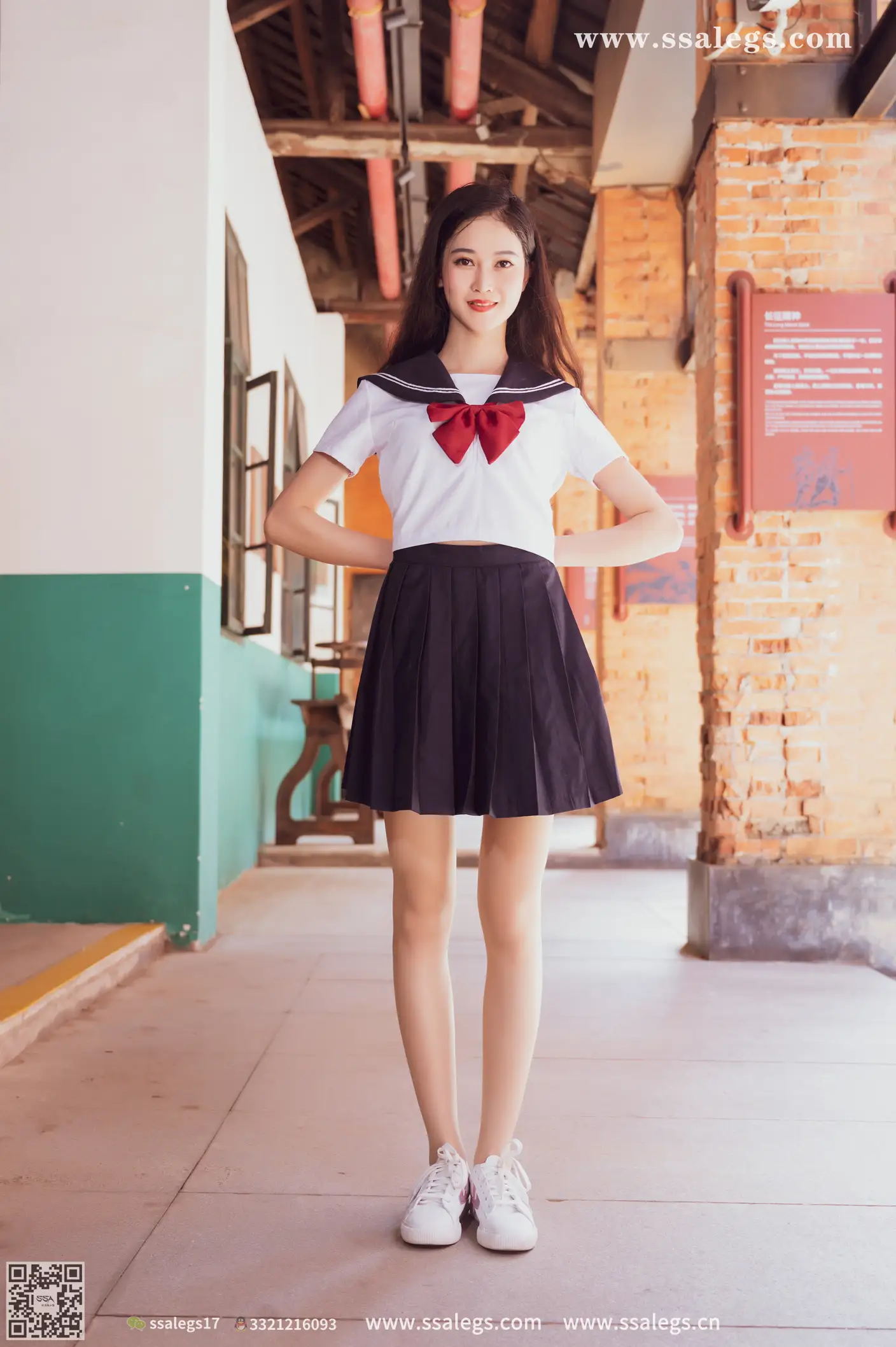 [Mzsock] NO.422 Manman white jk uniform flesh photo (Part 2) silk club#[124P]-20